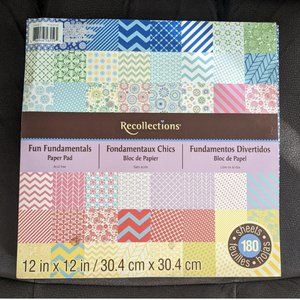 3/$20 Full Recollections Fun Fundamentals Paper Pad
